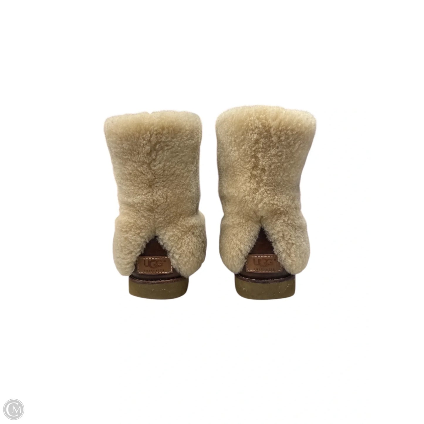 Boots Designer By Ugg In Brown, Size: 7