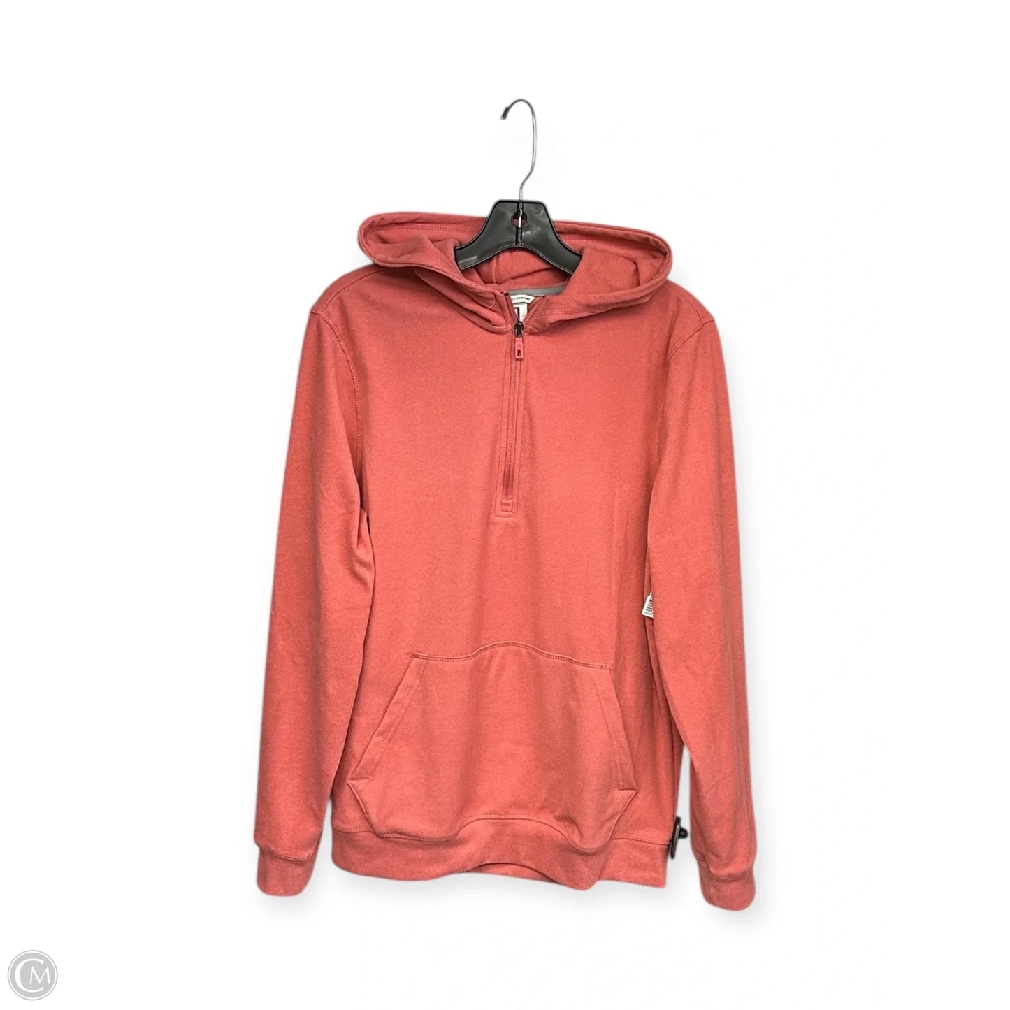 Athletic Sweatshirt Hoodie By Avalanche In Coral, Size: M