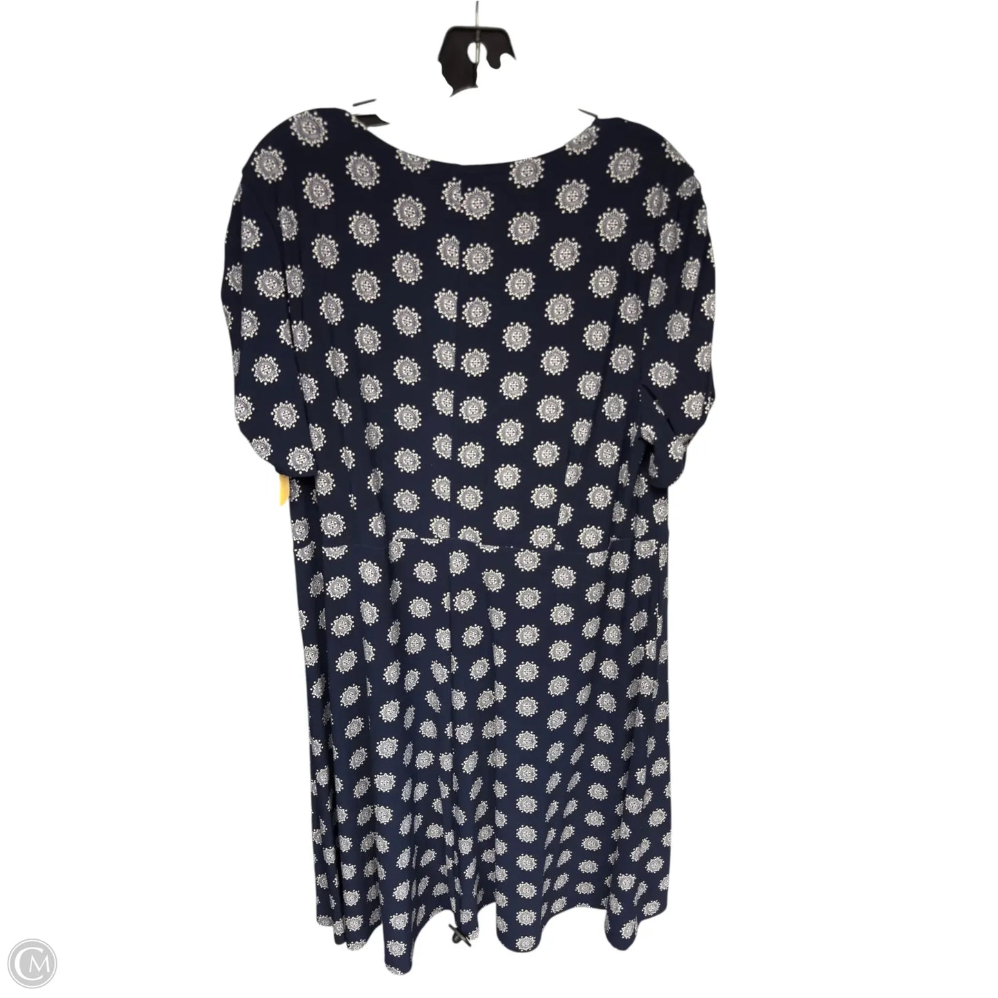 Dress Casual Midi By Tommy Hilfiger In Navy, Size: 14