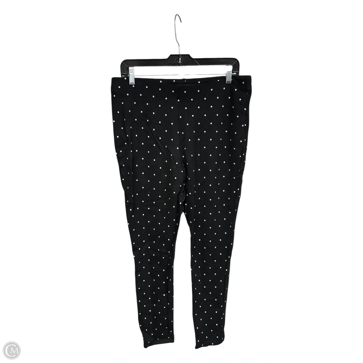 Pants Leggings By Chicos In Polkadot Pattern, Size: 12