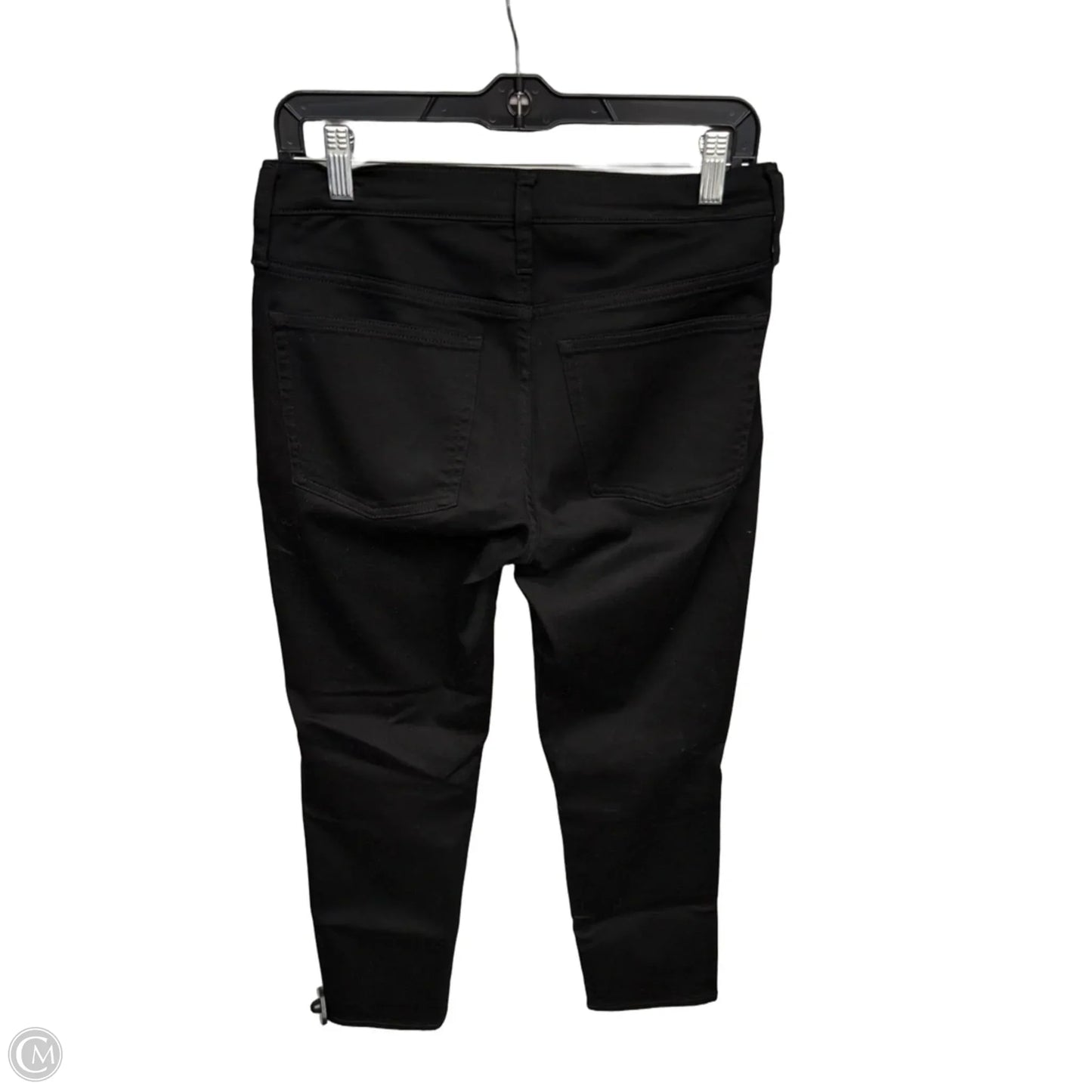 Jeans Straight By J. Crew In Black Denim, Size: 6