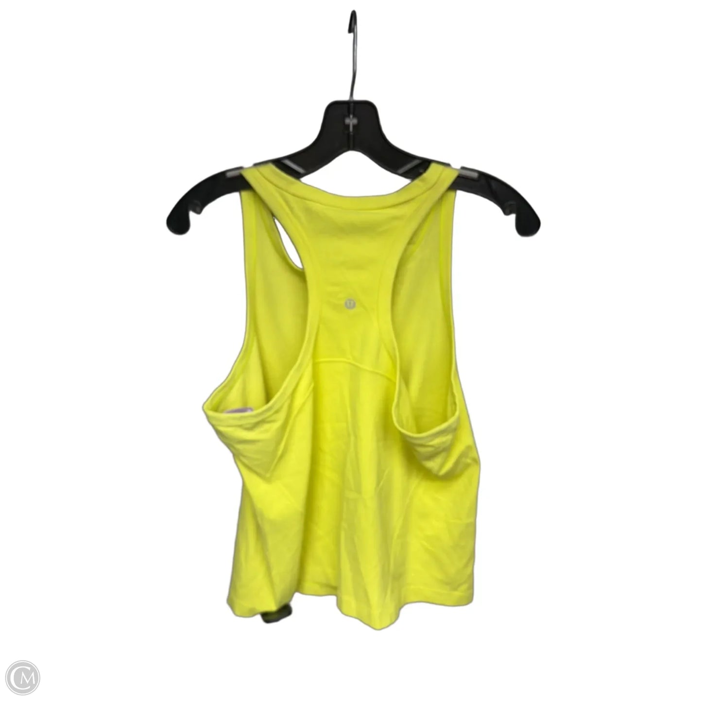 Athletic Tank Top By Lululemon In Yellow, Size: Xl