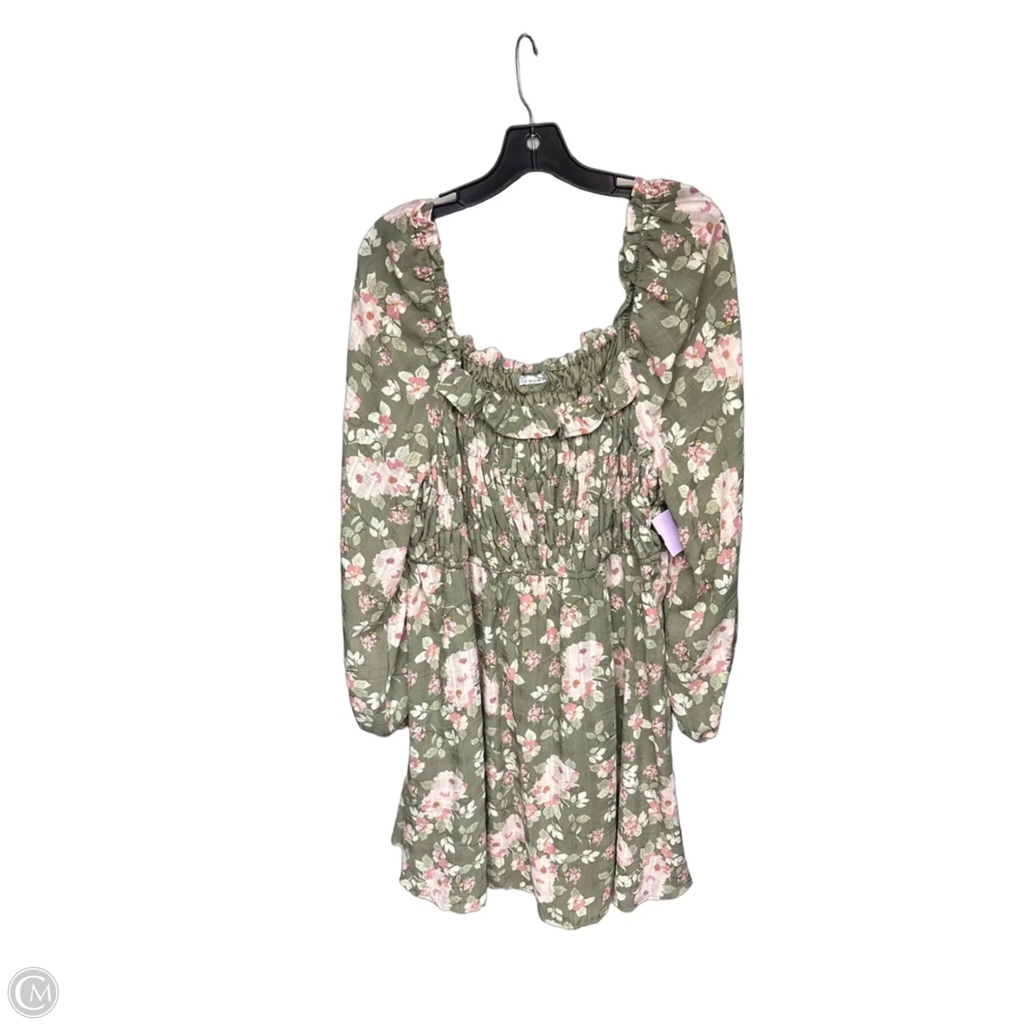 Dress Casual Midi By And Now This In Green, Size: Xl