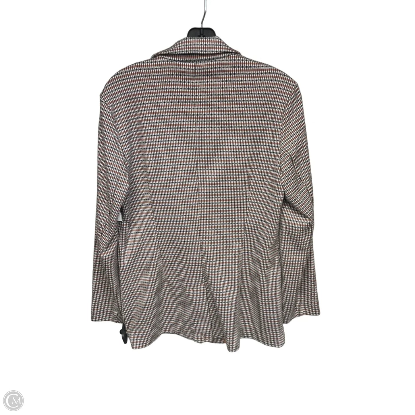 Blazer By Nine West In Plaid Pattern, Size: M