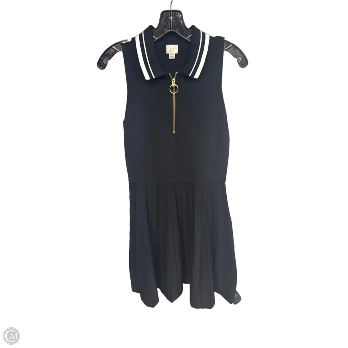 Dress Casual Midi By A New Day In Black & White, Size: M