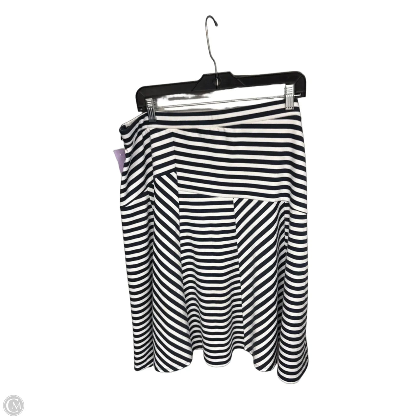 Skirt Maxi By Relativity In Blue & White, Size: Xl