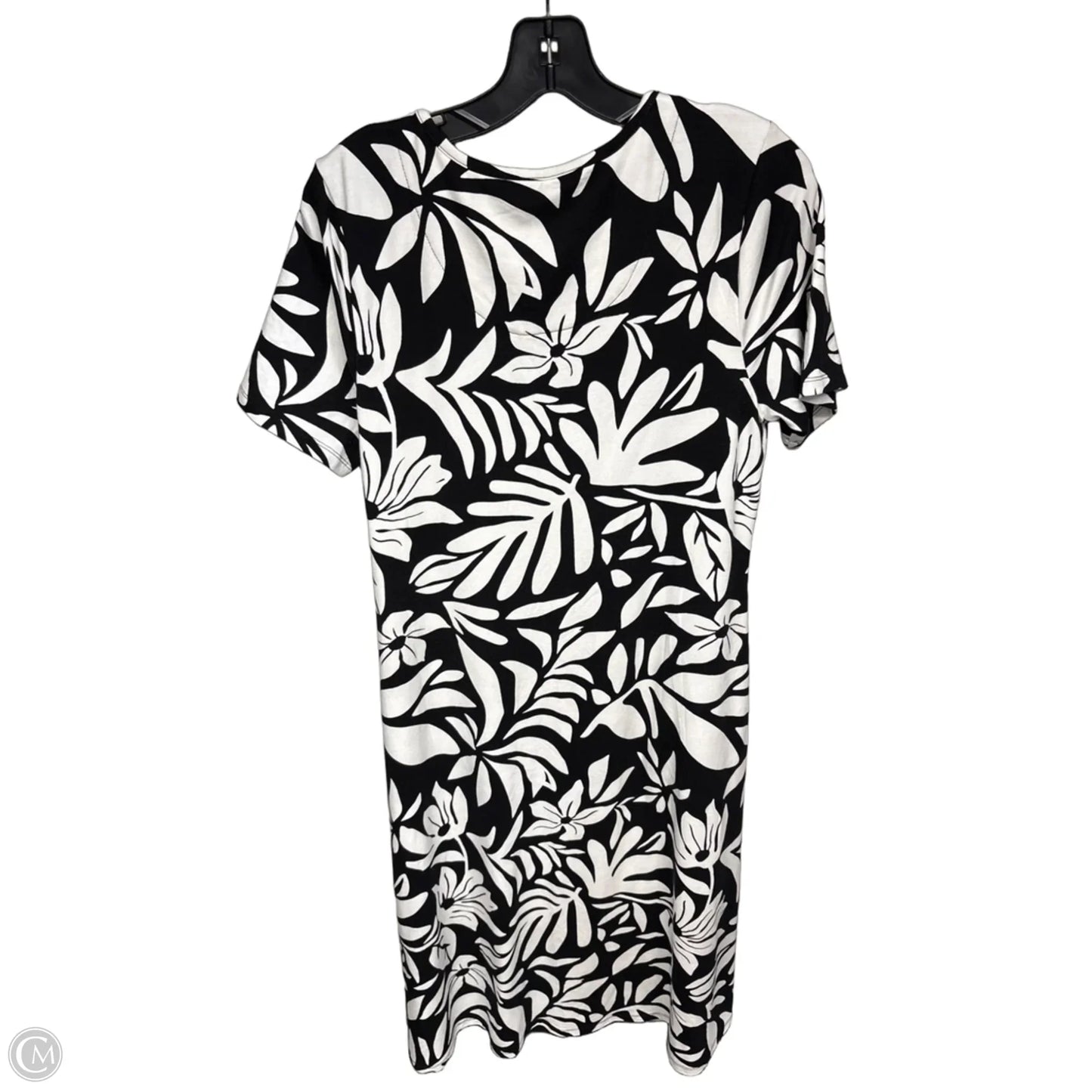 Dress Casual Maxi By D&co. In Black & White, Size: S