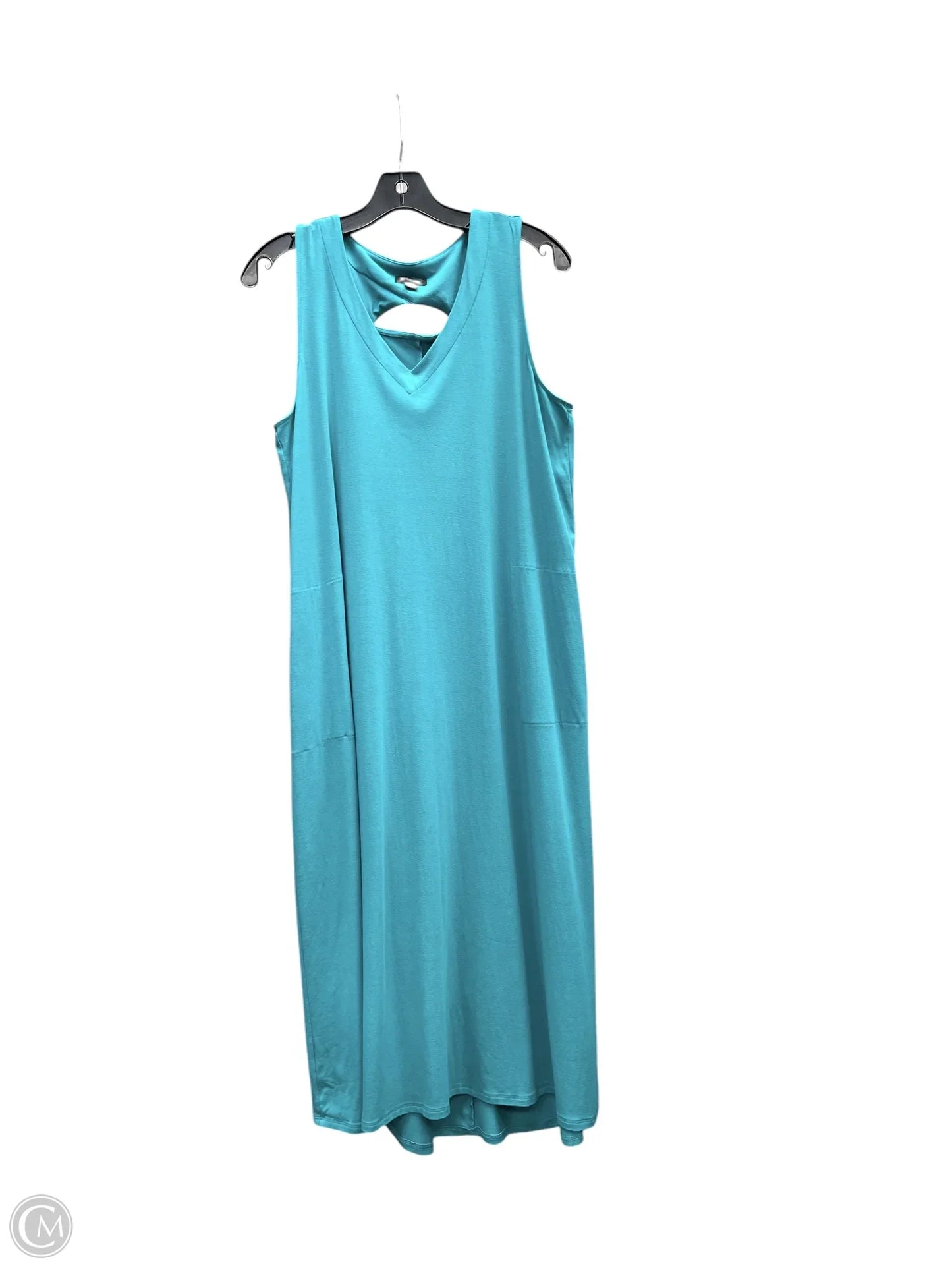 Dress Casual Maxi By J. Jill In Teal, Size: Mp