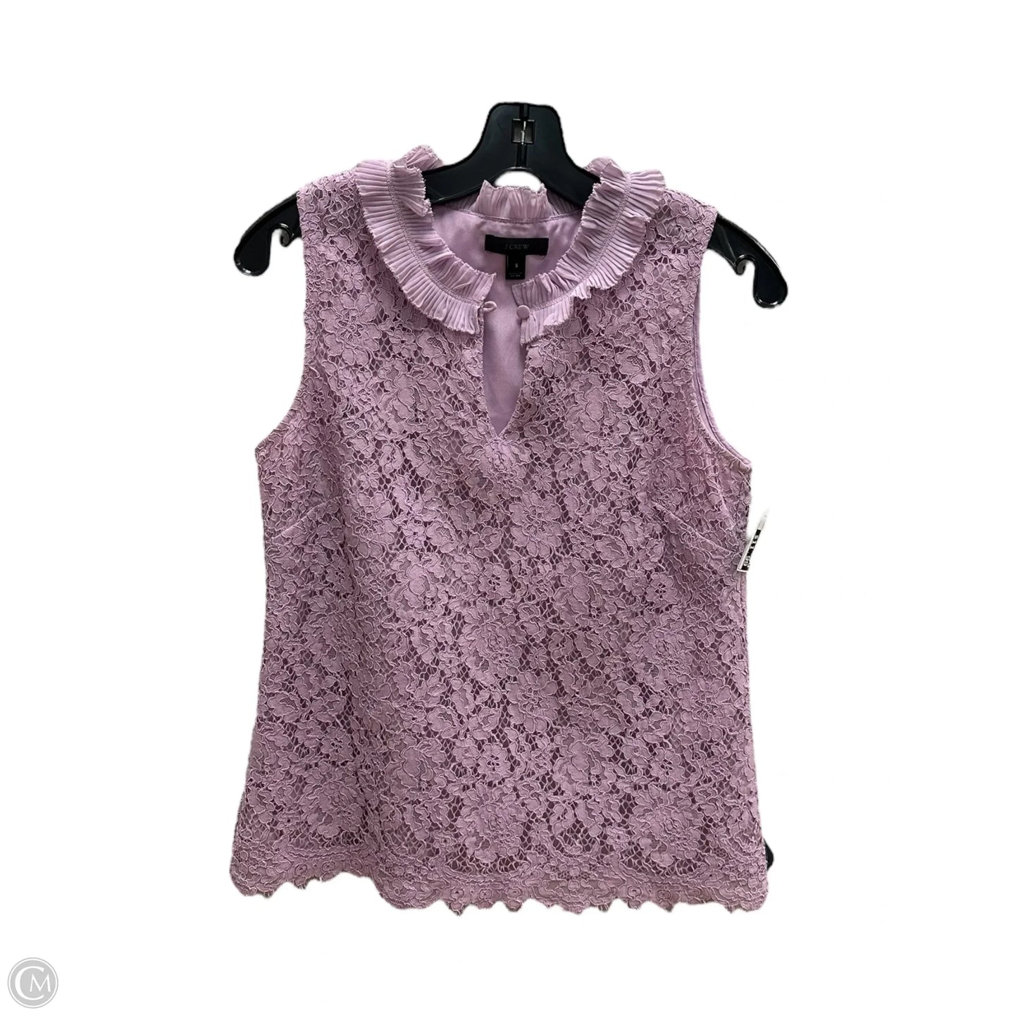 Top Sleeveless By J. Crew In Purple, Size: S