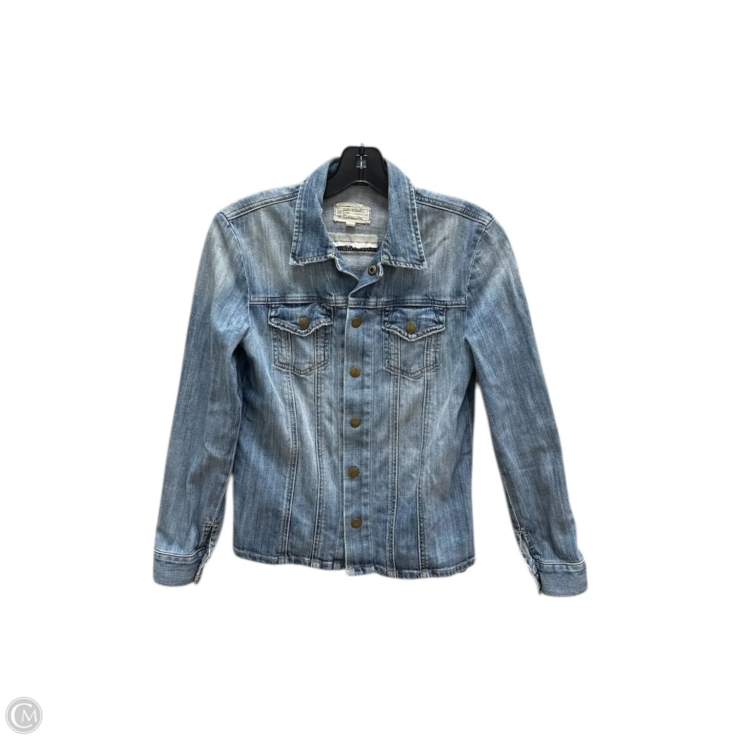 Jacket Denim By Current/elliott In Blue Denim, Size: 0