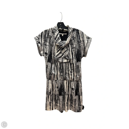 Dress Casual Midi By Collective Concepts In Black & White, Size: L