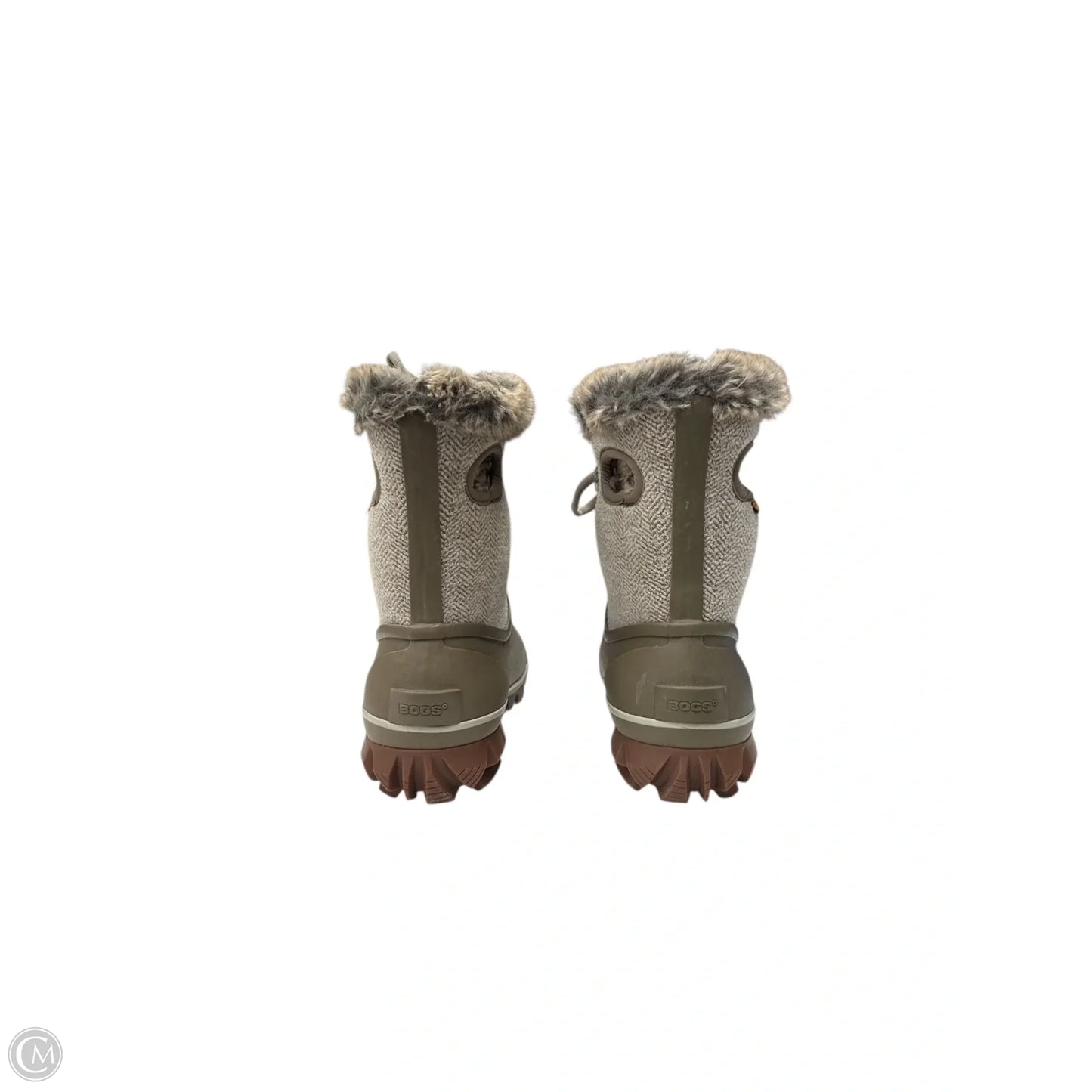 Boots Mid-calf Flats By Bogs In Green, Size: 11