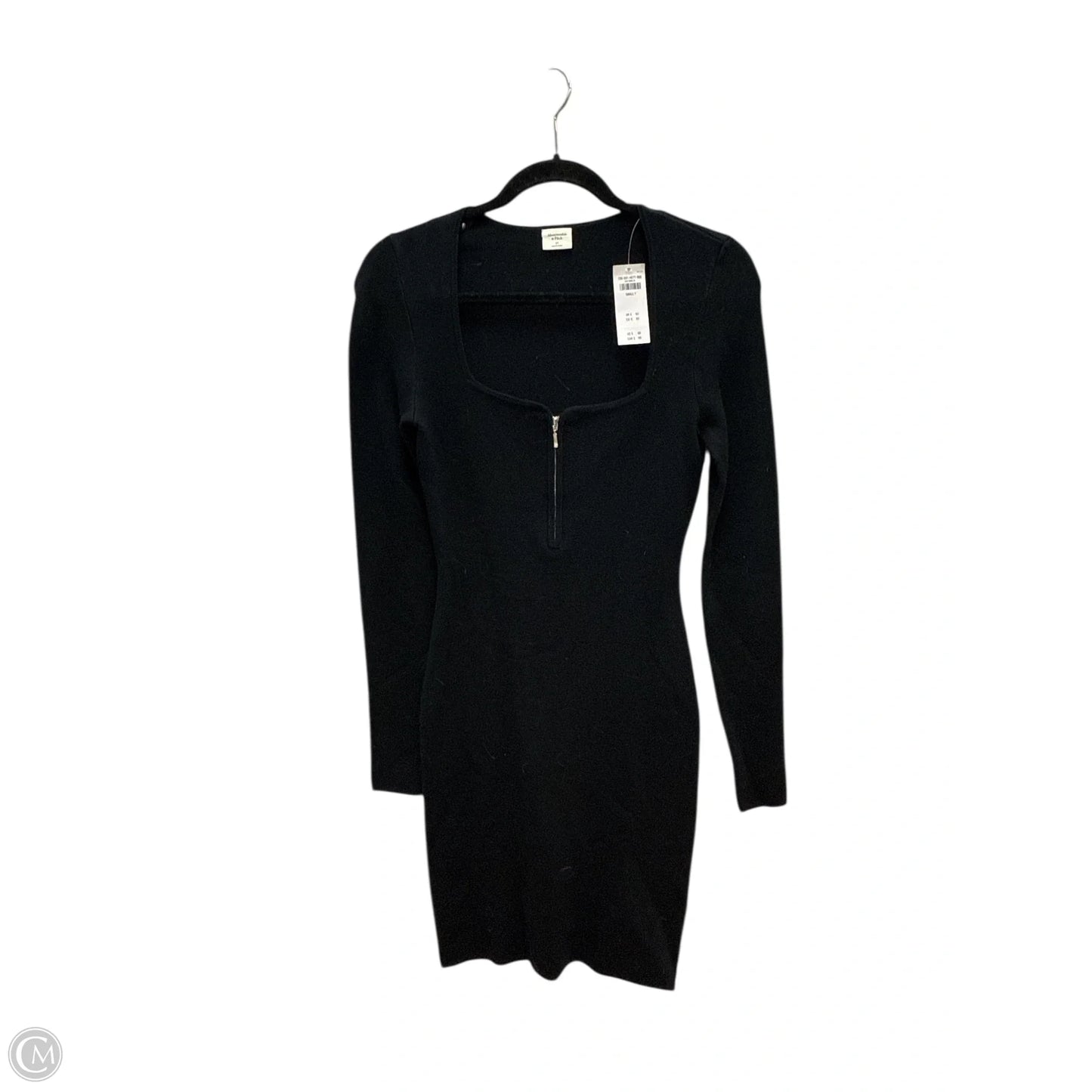 Dress Casual Midi By Abercrombie And Fitch In Black, Size: S