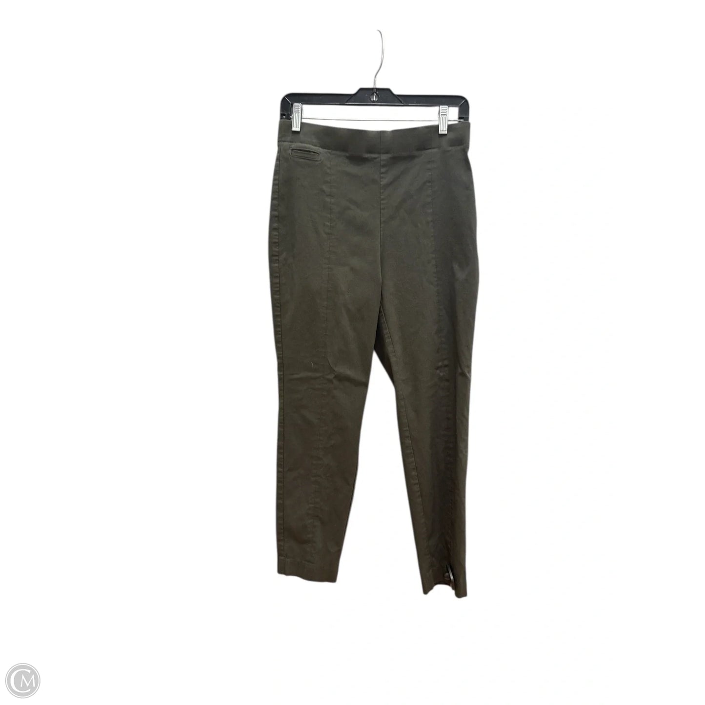 Pants Cropped By Croft And Barrow In Green, Size: 10