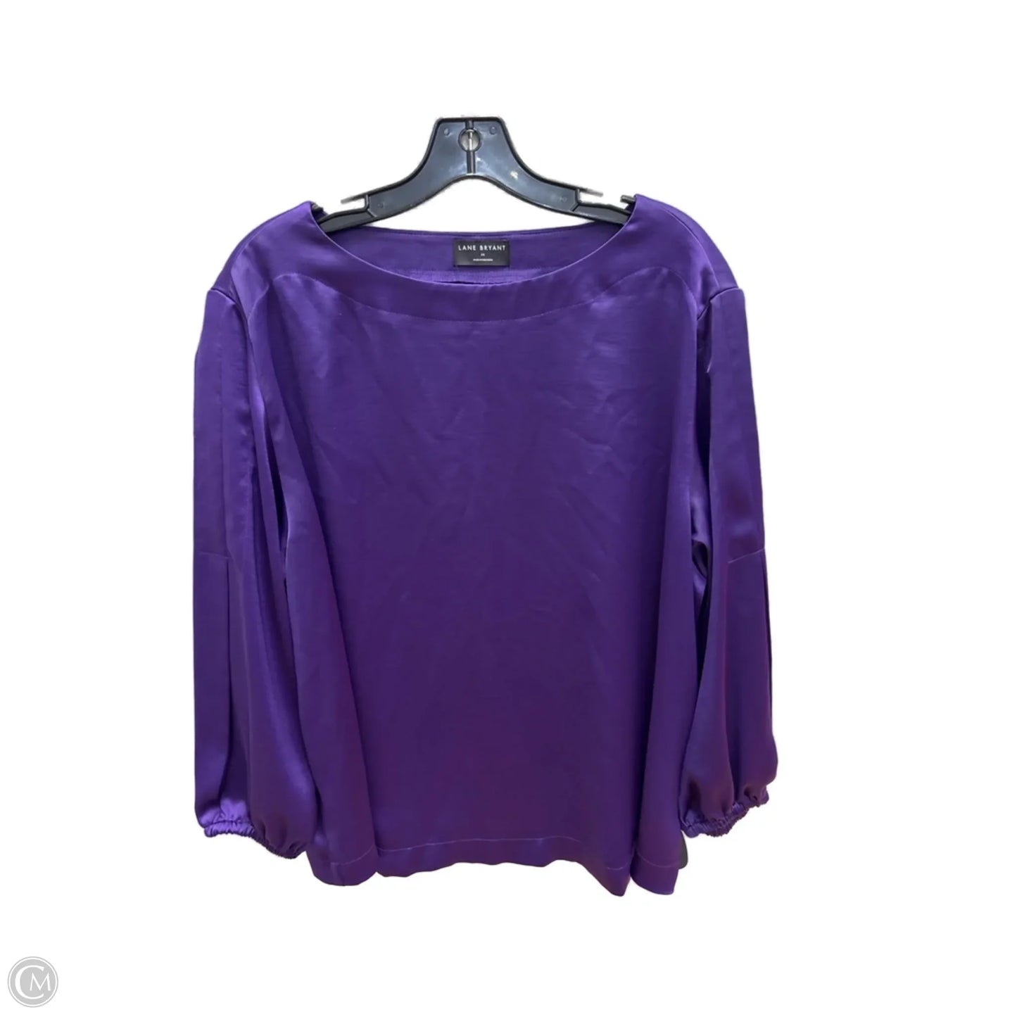 Top Long Sleeve By Lane Bryant In Purple, Size: 14