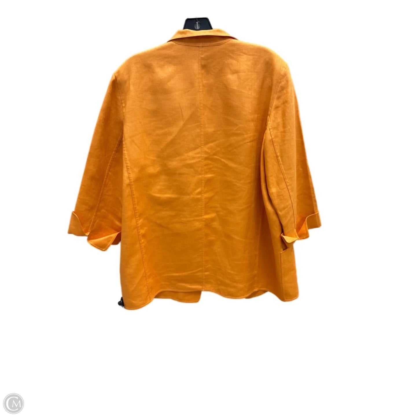 Blazer By Ellen Tracy In Orange, Size: 14