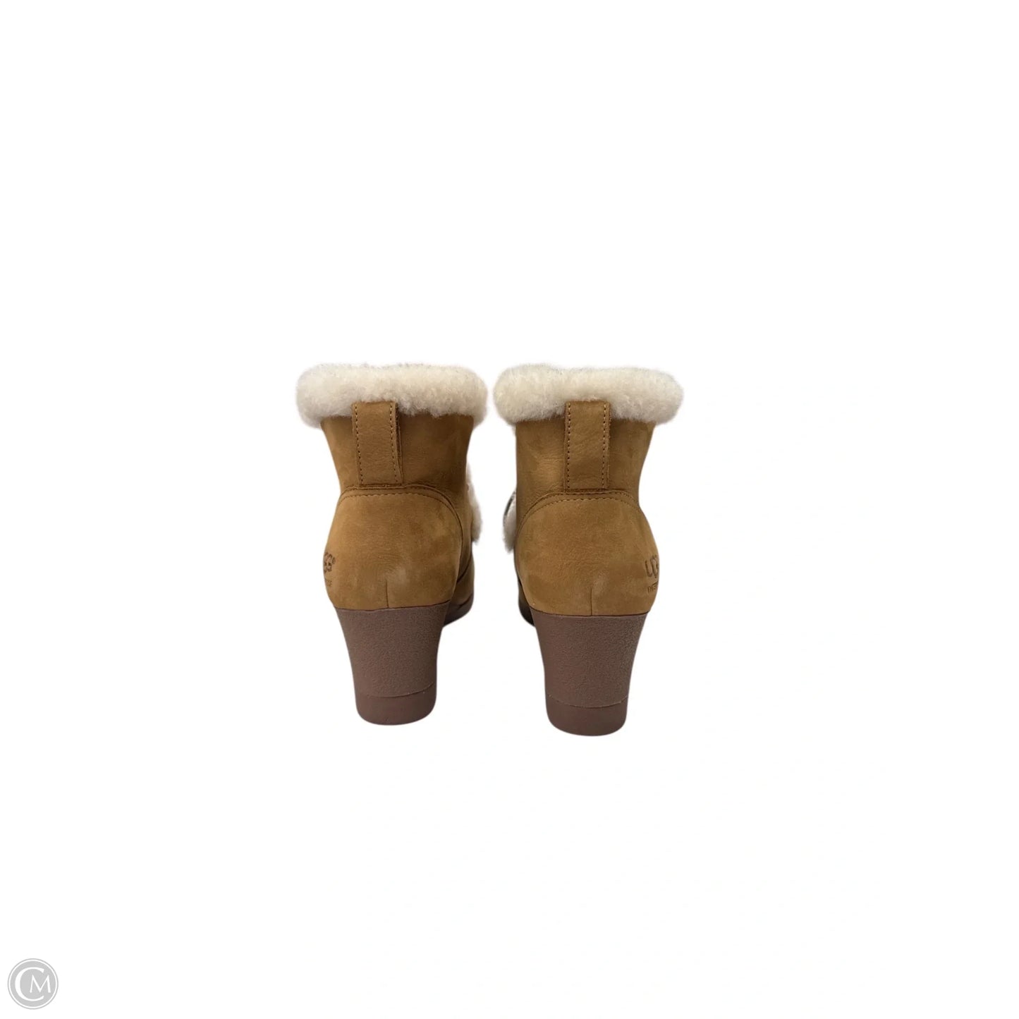 Boots Designer By Ugg In Brown, Size: 9.5