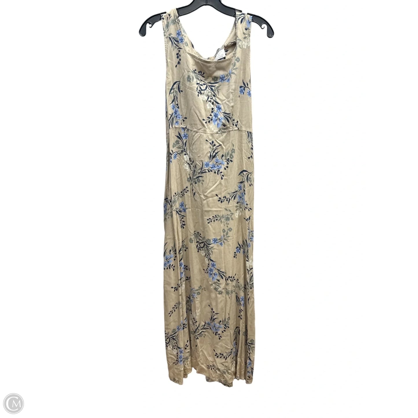 Dress Casual Maxi By Kathy Lee In Blue & Tan, Size: 14