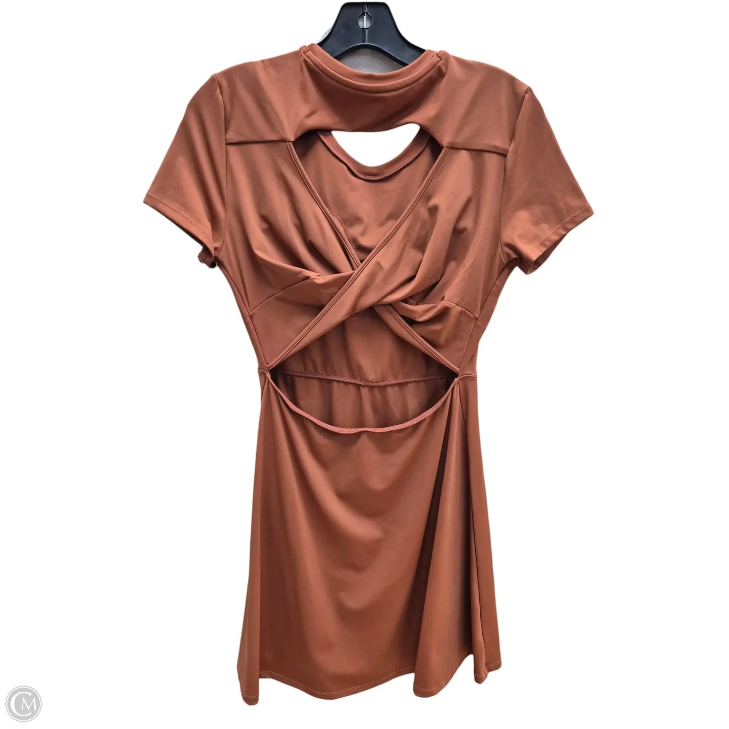 Dress Casual Midi By Clothes Mentor In Orange, Size: M