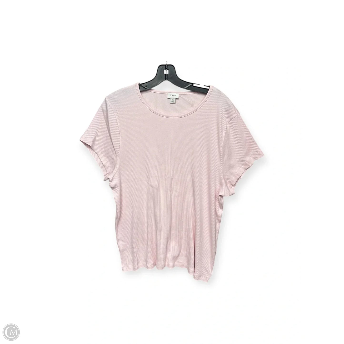 Top Short Sleeve By J. Crew In Pink, Size: 2x