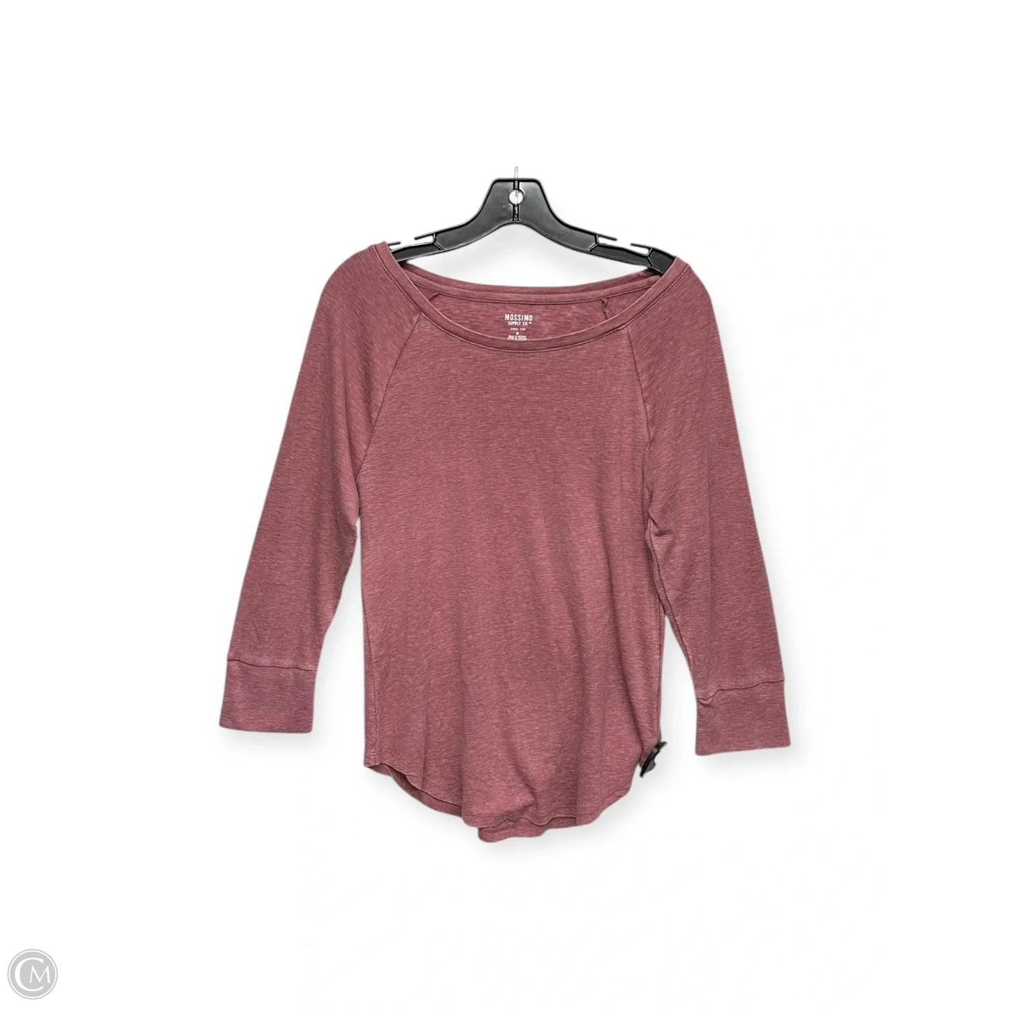 Top Long Sleeve By Mossimo In Mauve, Size: M