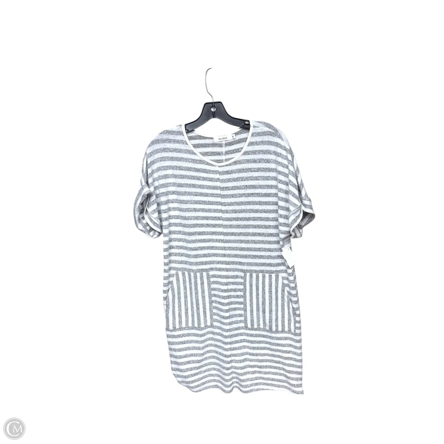 Dress Casual Midi By Clothes Mentor In Striped Pattern, Size: M