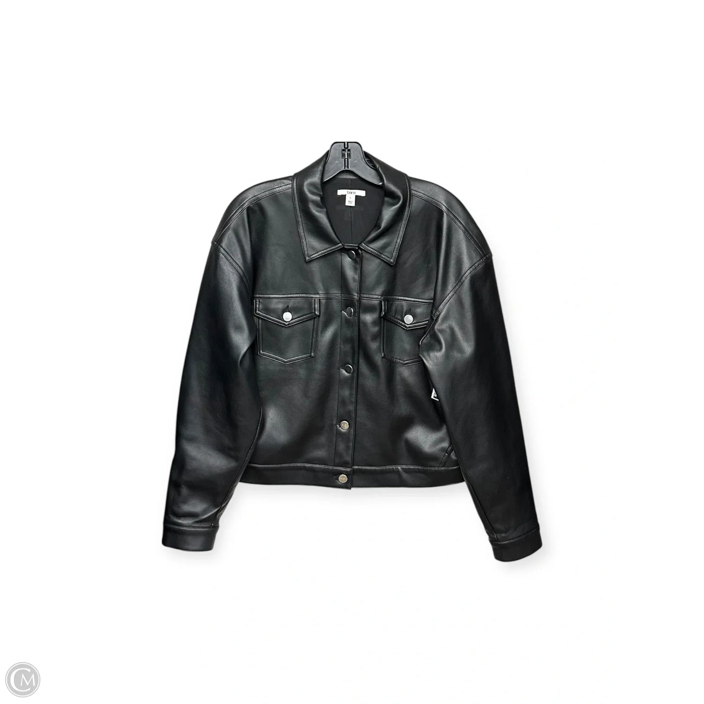 Jacket Moto By Bar Iii In Black, Size: L
