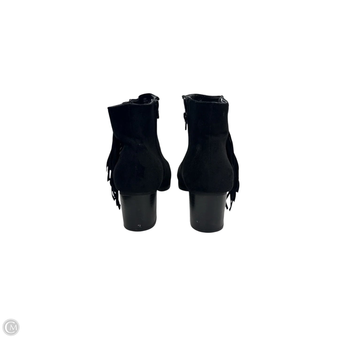 Boots Ankle Heels By Maurices In Black, Size: 10