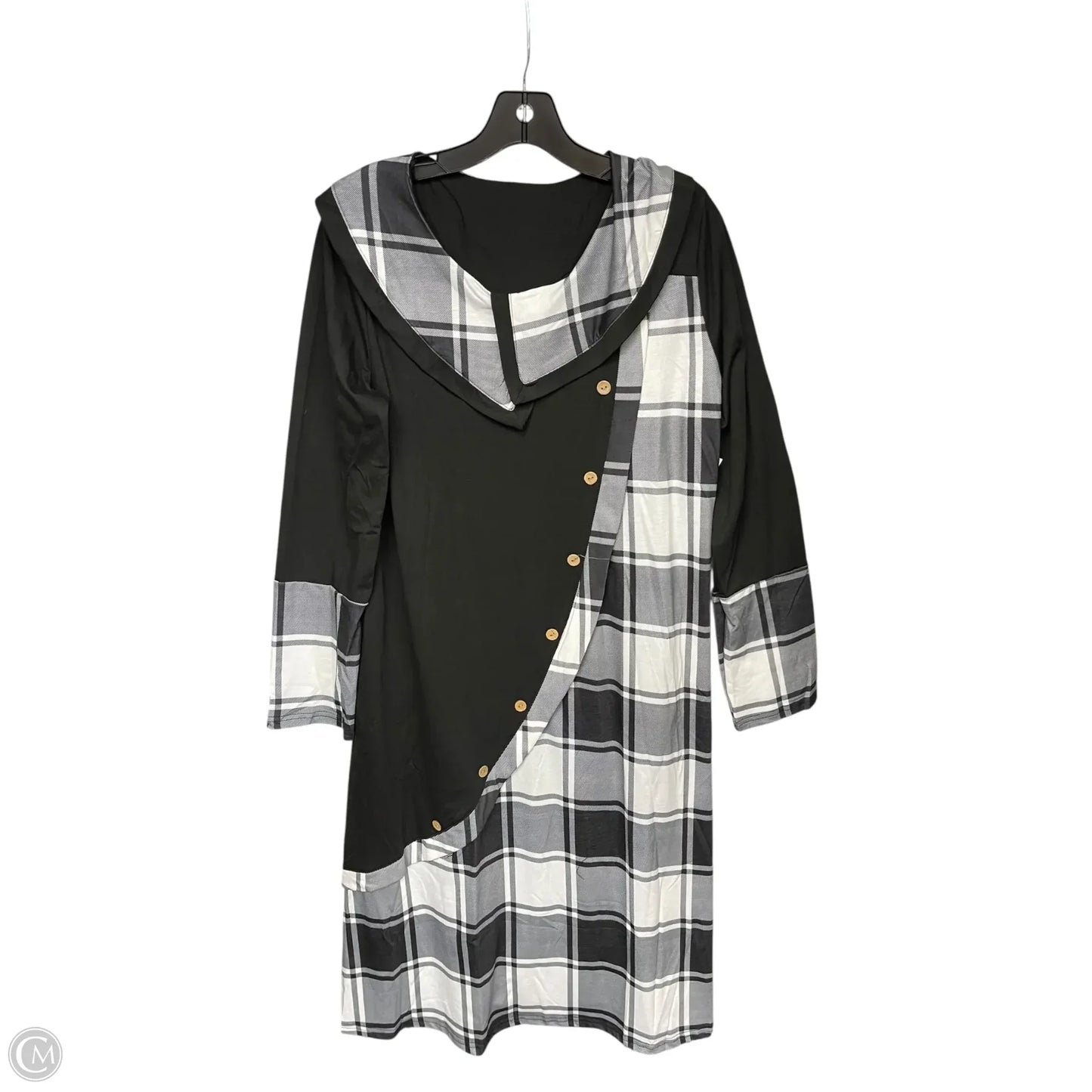 Dress Casual Maxi By Clothes Mentor In Black & White, Size: Xxl