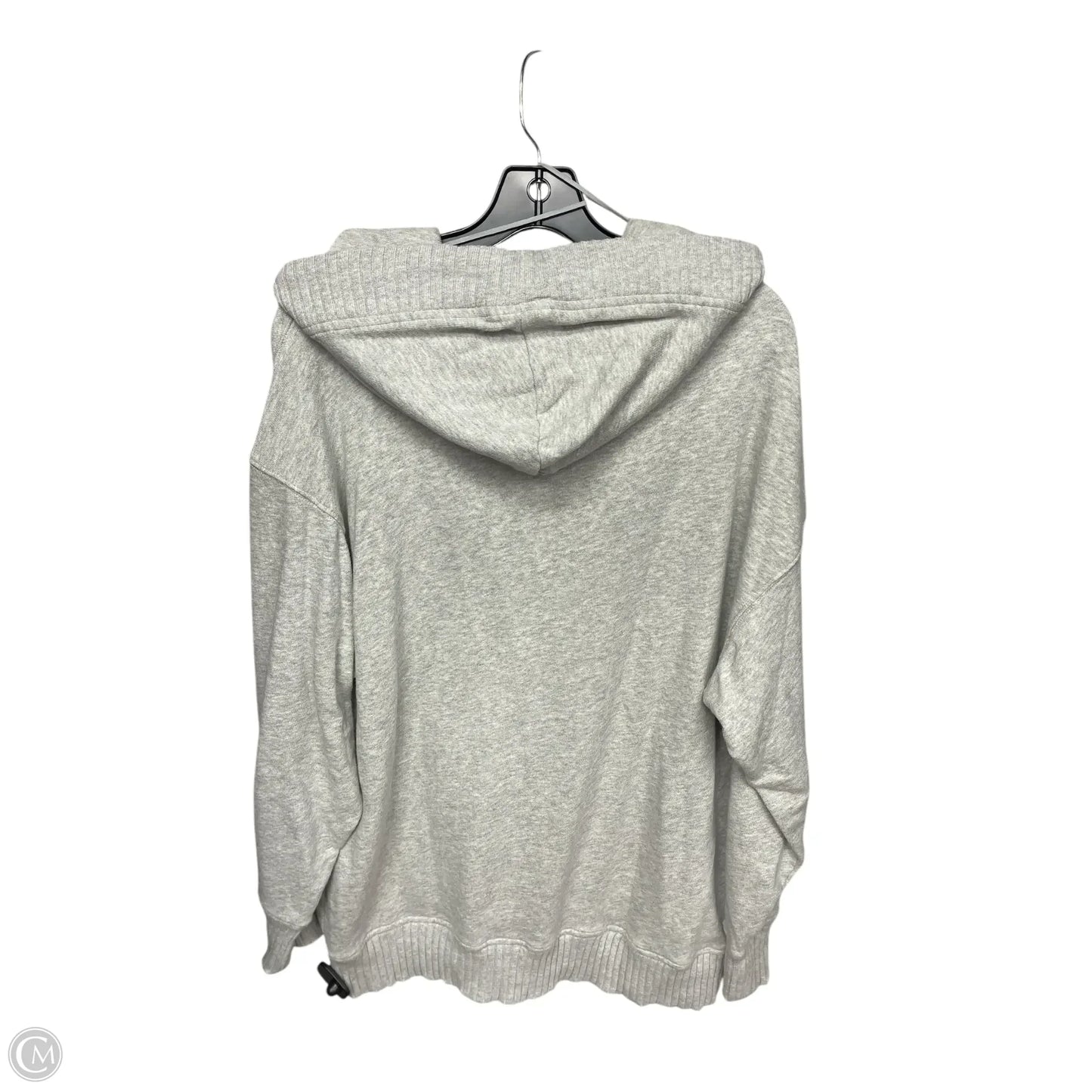 Sweatshirt Hoodie By Aerie In Grey, Size: S