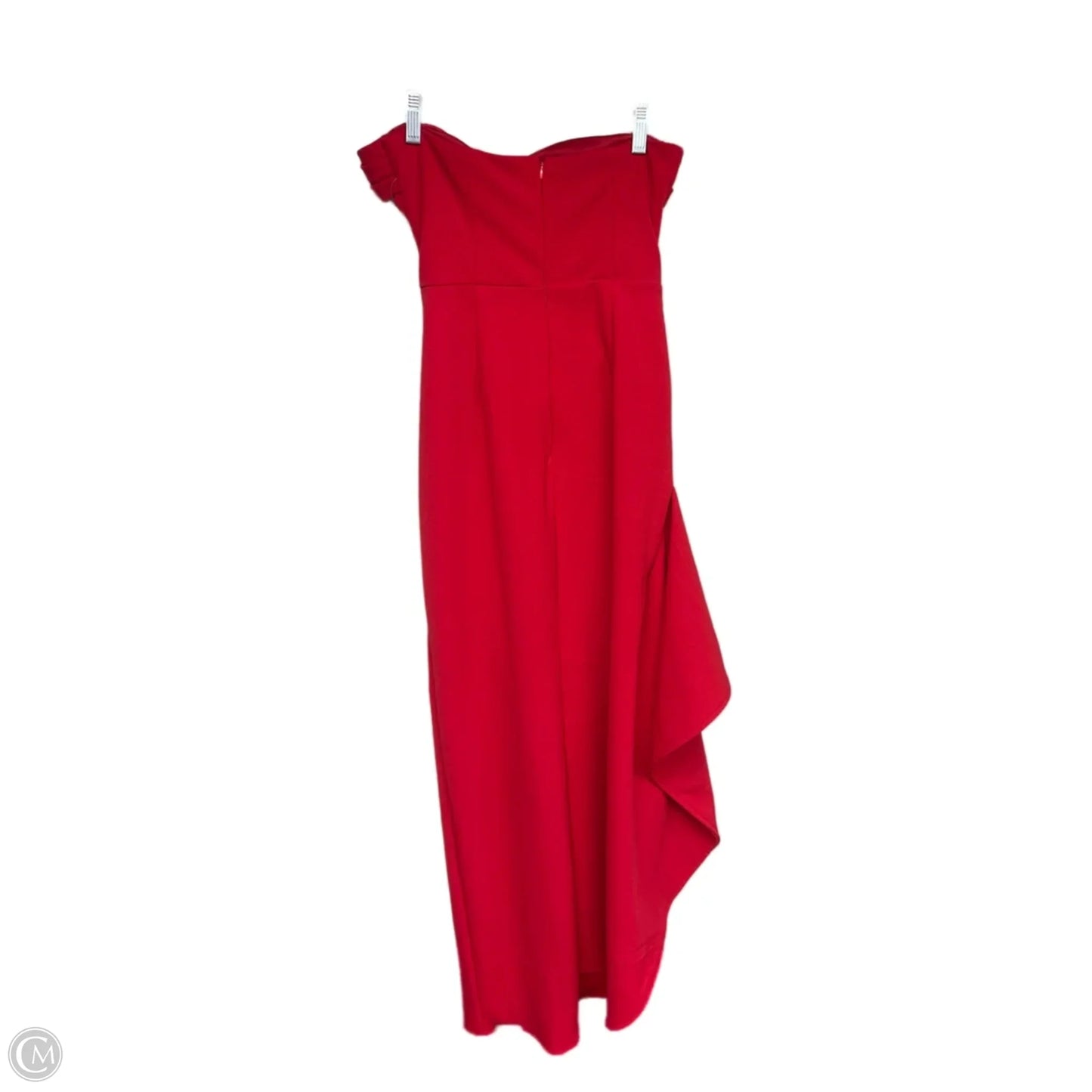 Dress Party Long By Clothes Mentor In Red, Size: 8