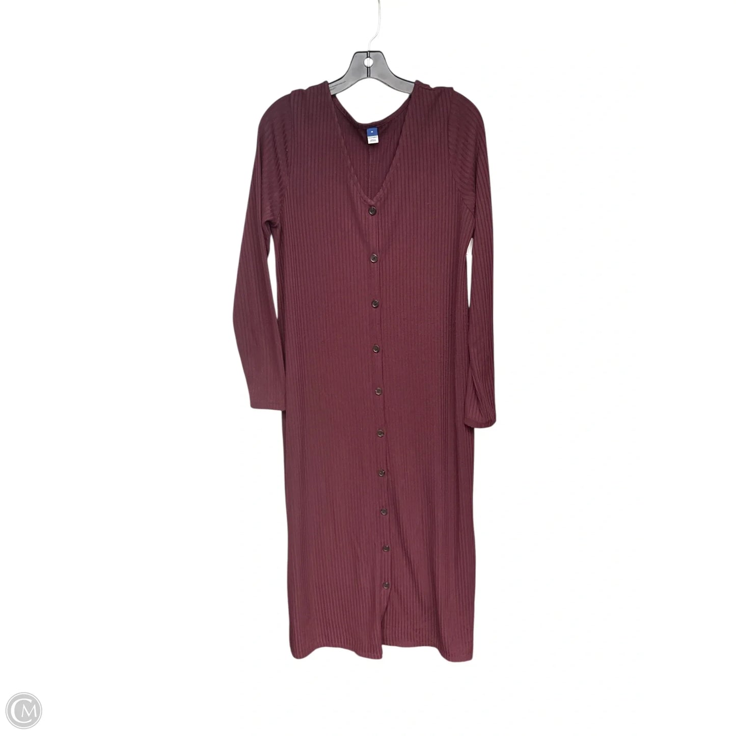 Dress Casual Maxi By Old Navy In Maroon, Size: M