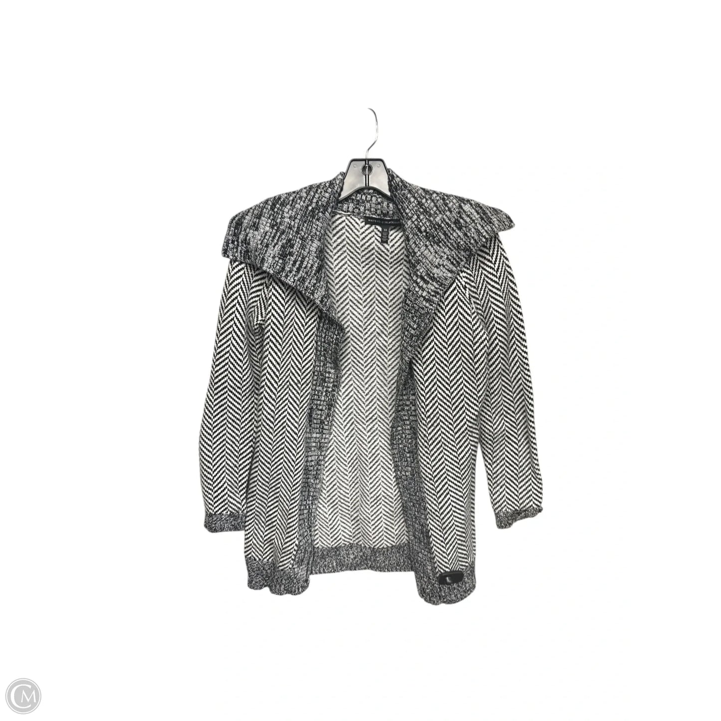 Sweater Cardigan By White House Black Market In Grey, Size: Xs