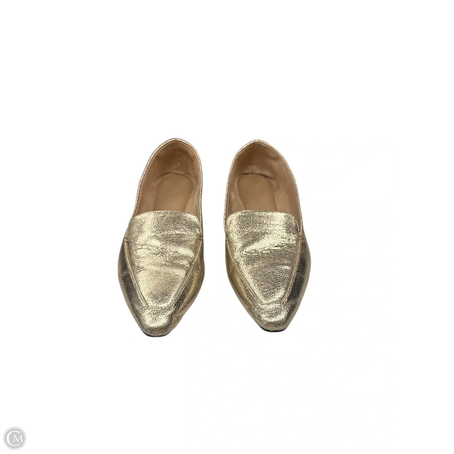 Shoes Flats By A New Day In Gold, Size: 10