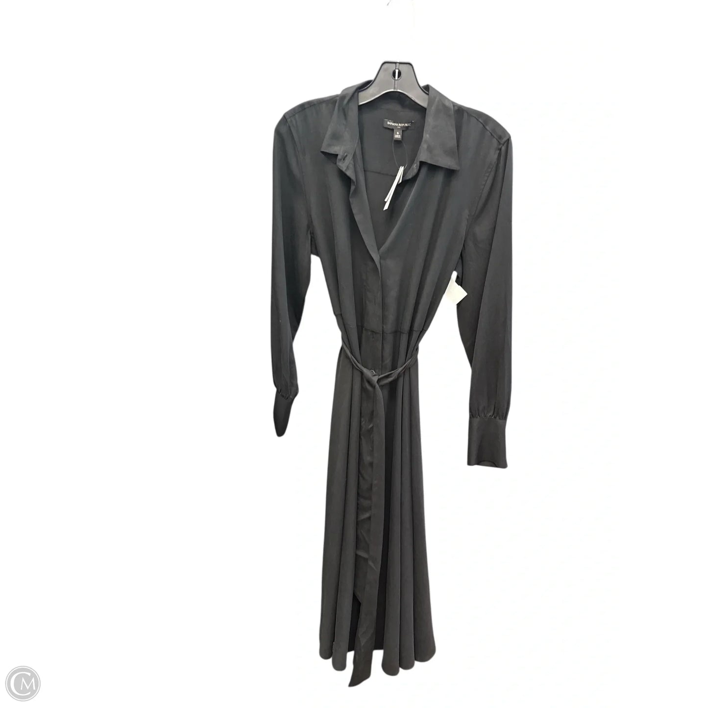 Dress Casual Midi By Banana Republic In Black, Size: S