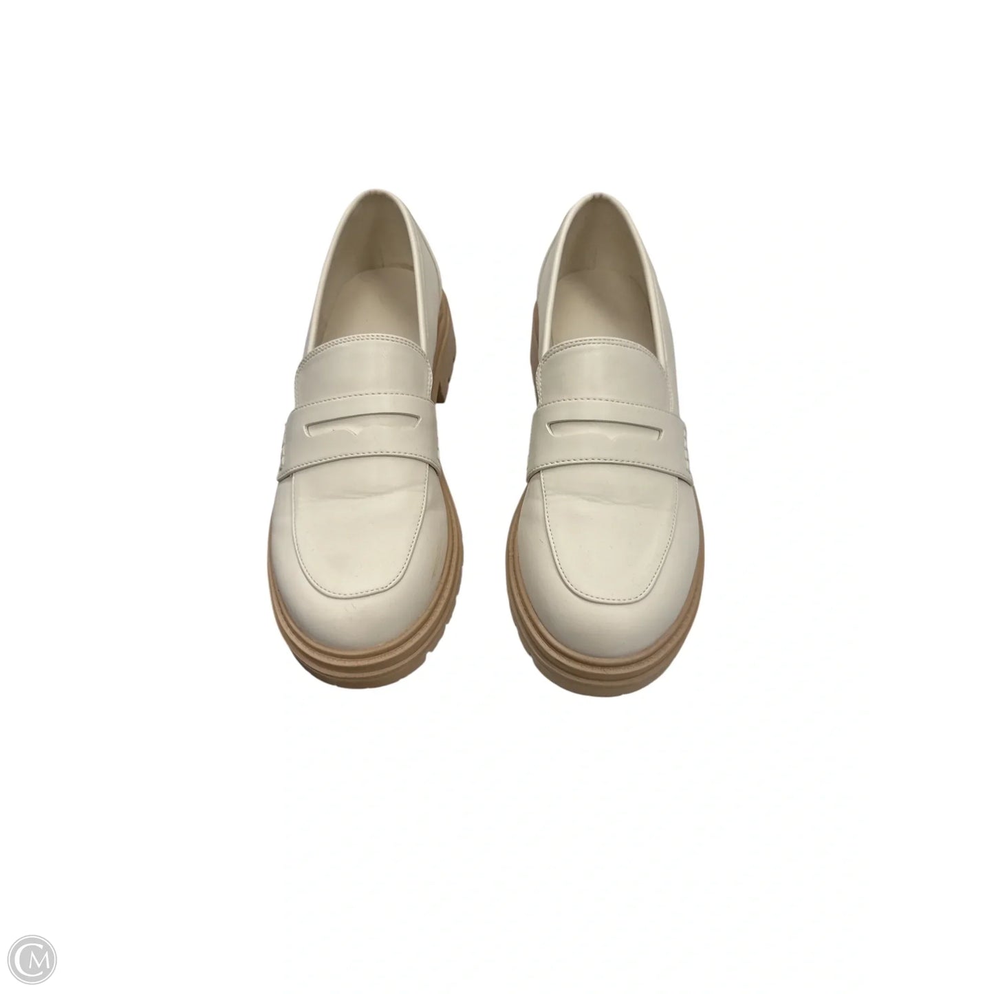 Shoes Heels Block By Clothes Mentor In Cream, Size: 9