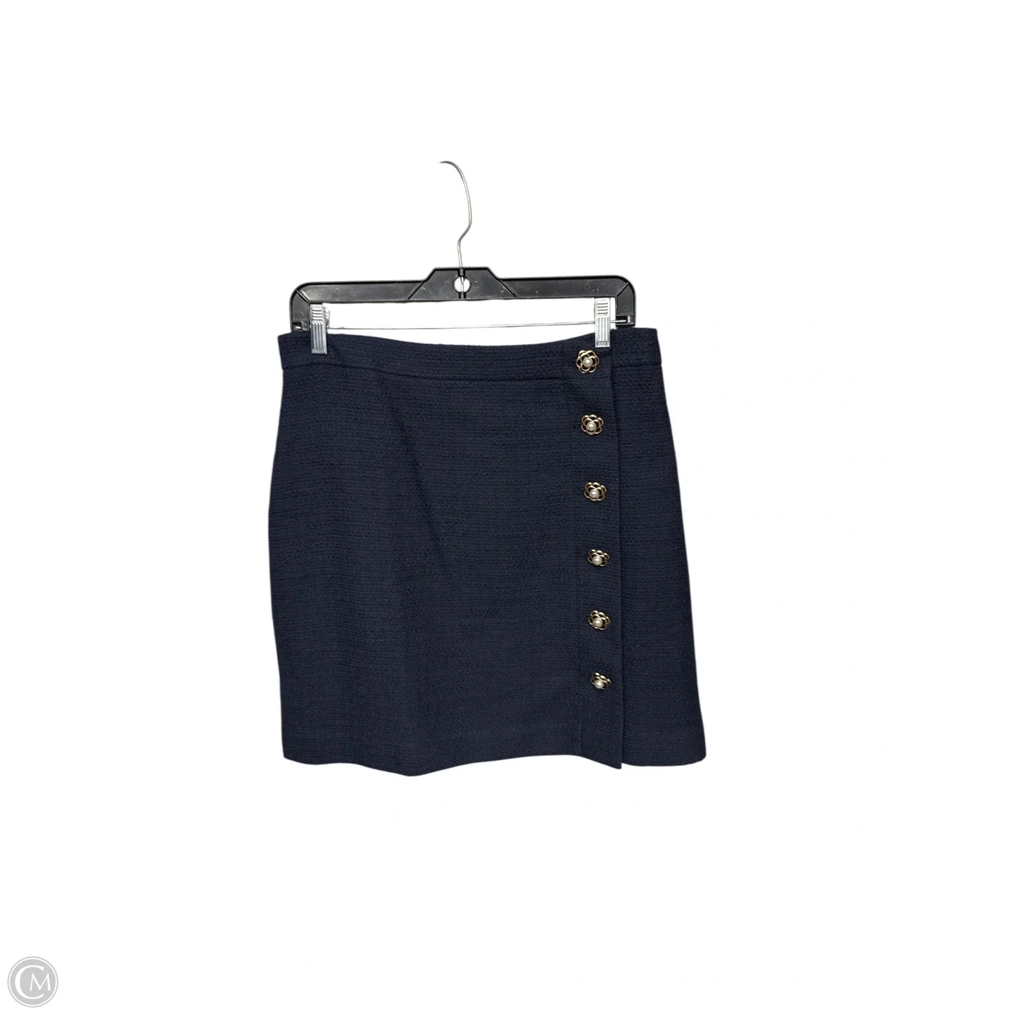 Skirt Midi By Ann Taylor In Navy, Size: 8