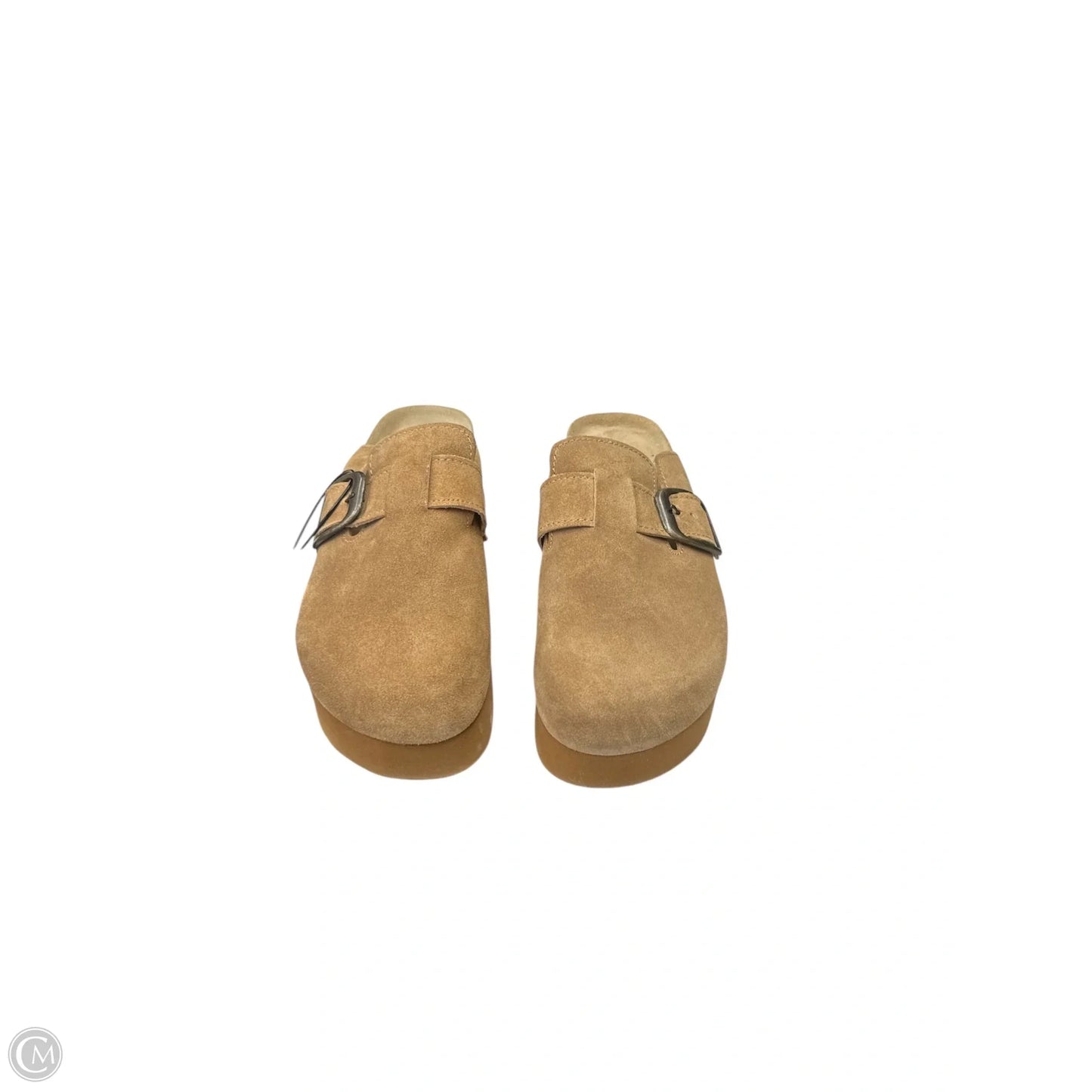 Shoes Heels Block By Cushionaire In Brown, Size: 7.5