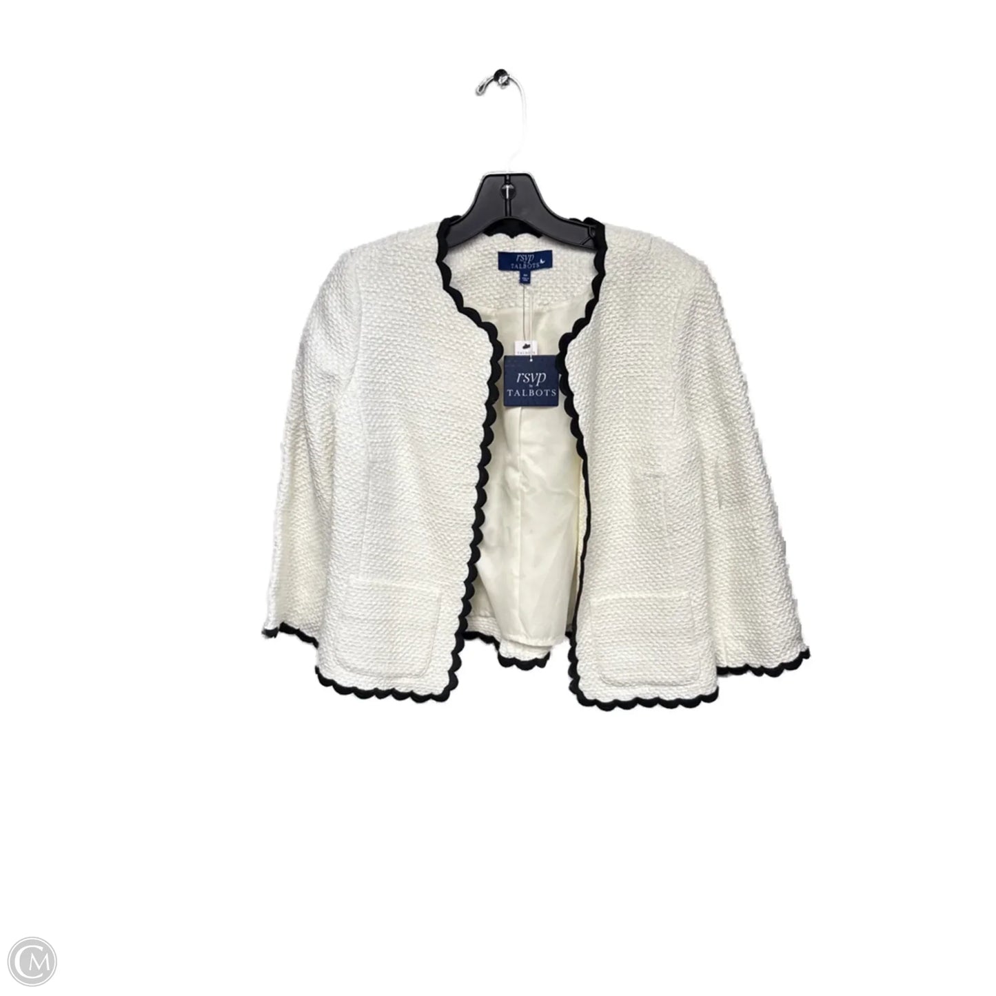Blazer By Talbots In White, Size: 6p