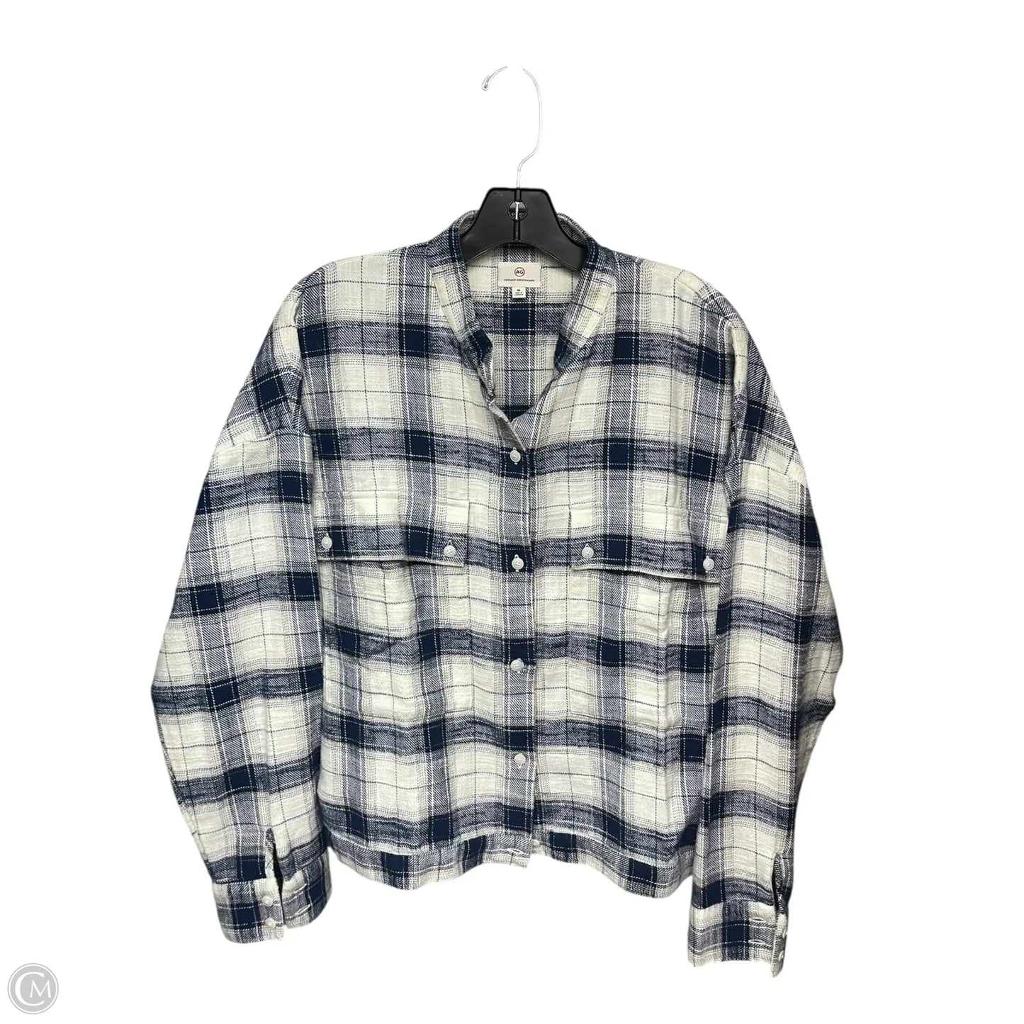 Top Ls By Adriano Goldschmied In Plaid Pattern, Size: M