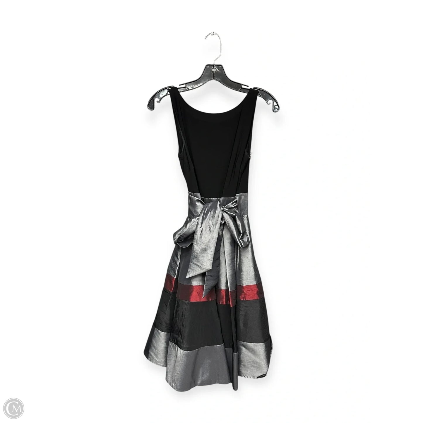 Dress Party Midi By Sl Fashions In Black & Grey, Size: 6