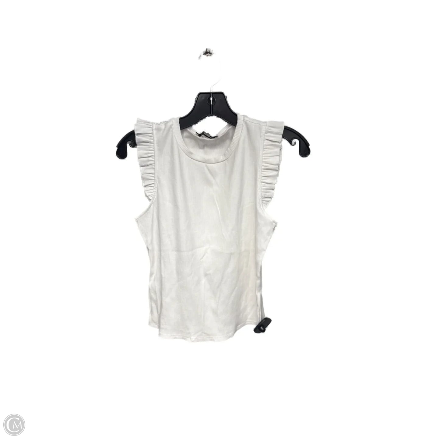Top Sleeveless By Francesca's In White, Size: M