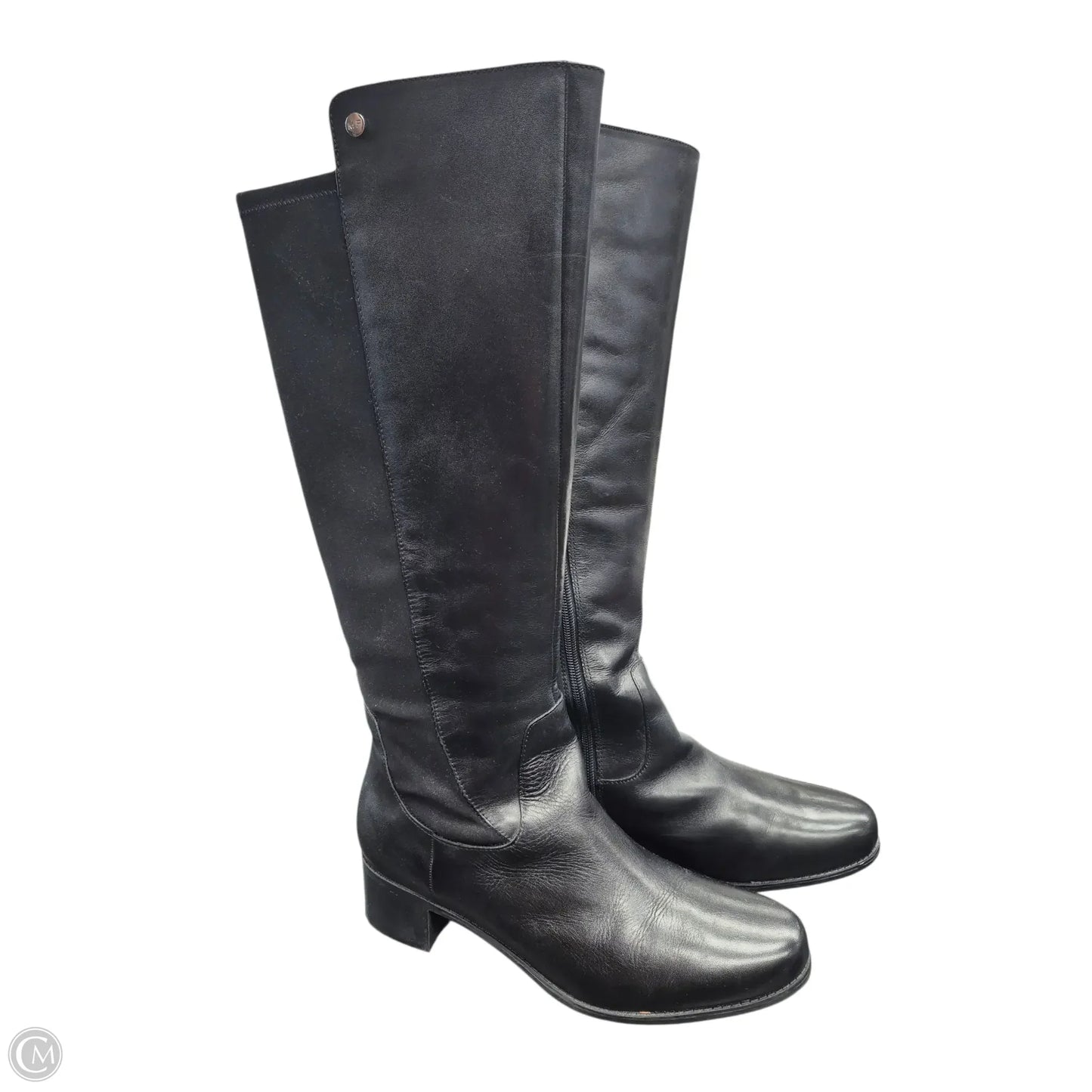 Boots Knee Flats By Marc Fisher In Black, Size: 10