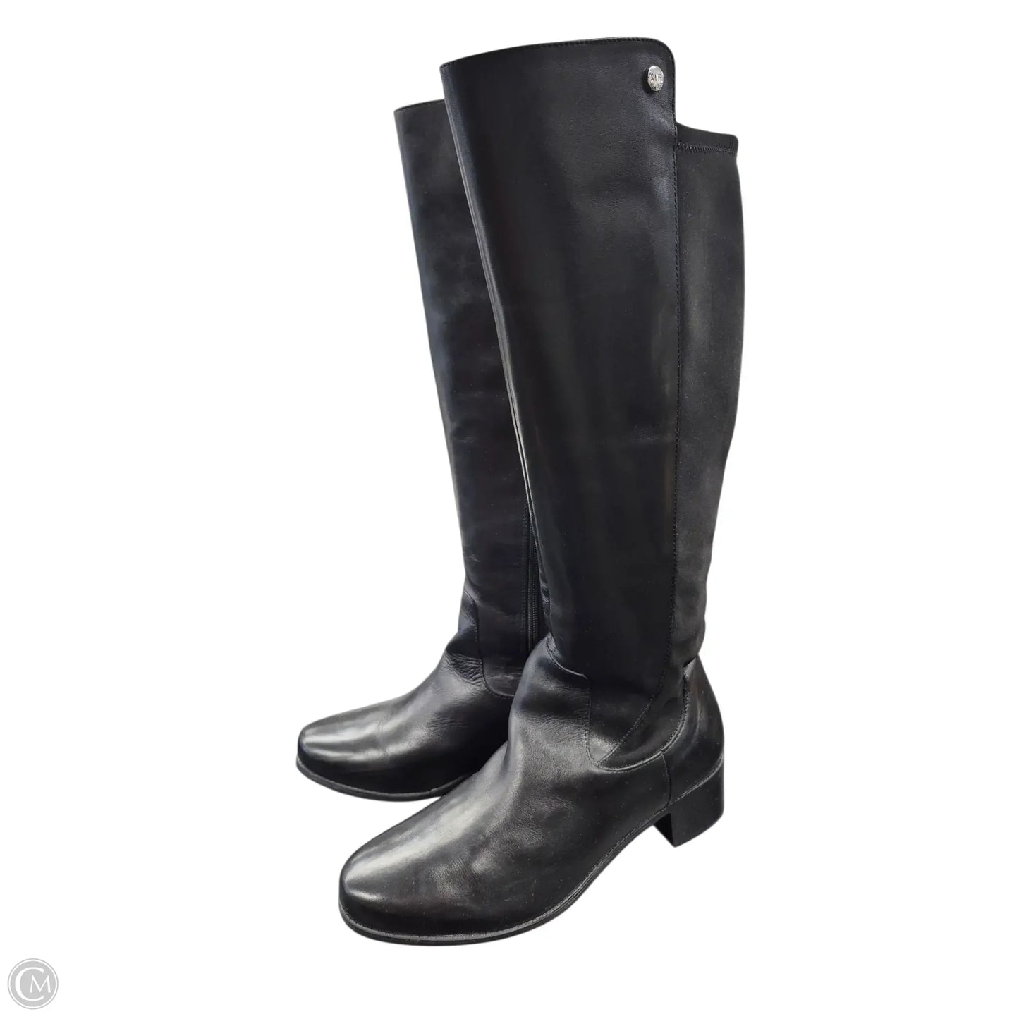 Boots Knee Flats By Marc Fisher In Black, Size: 10