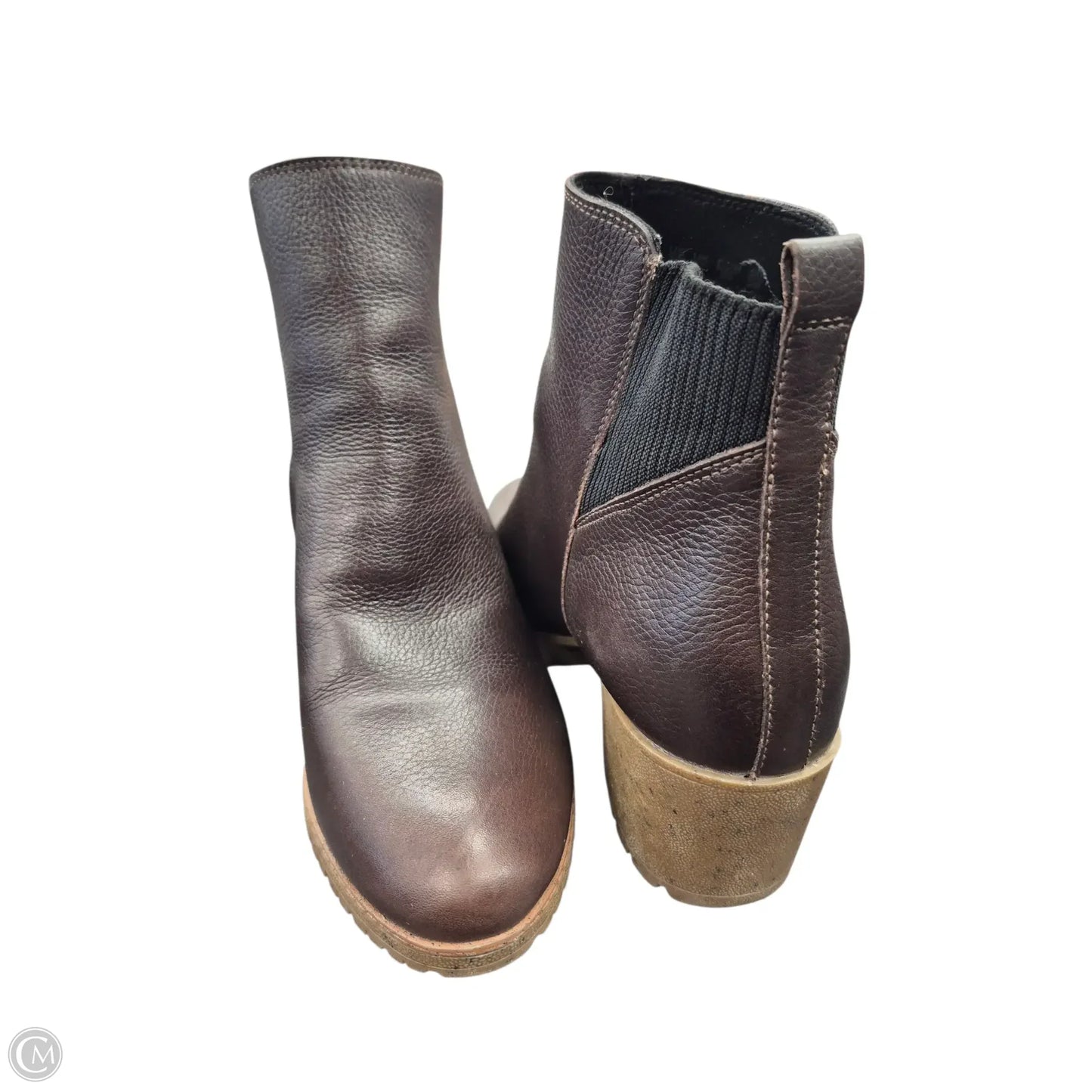 Boots Ankle Heels By Dr Scholls In Brown, Size: 9