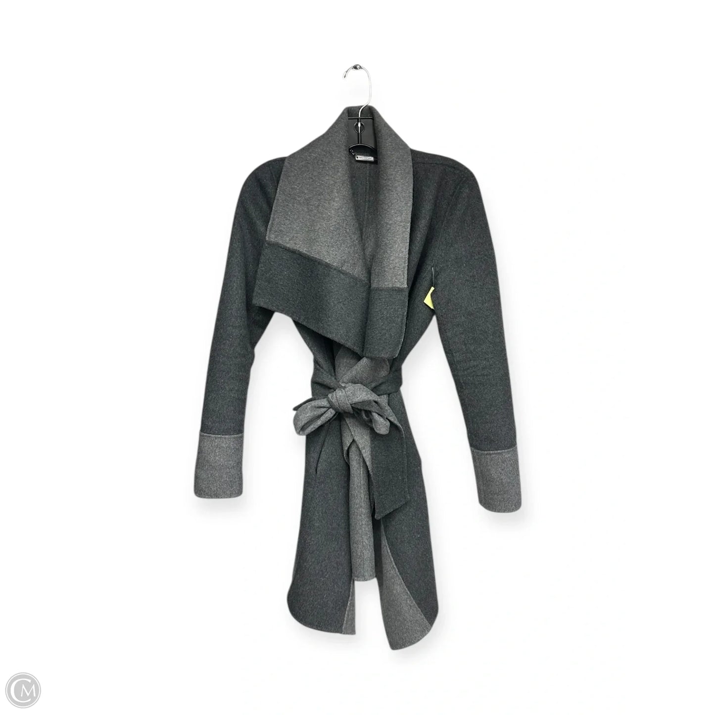 Coat Designer By Diane Von Furstenberg In Grey, Size: Xs