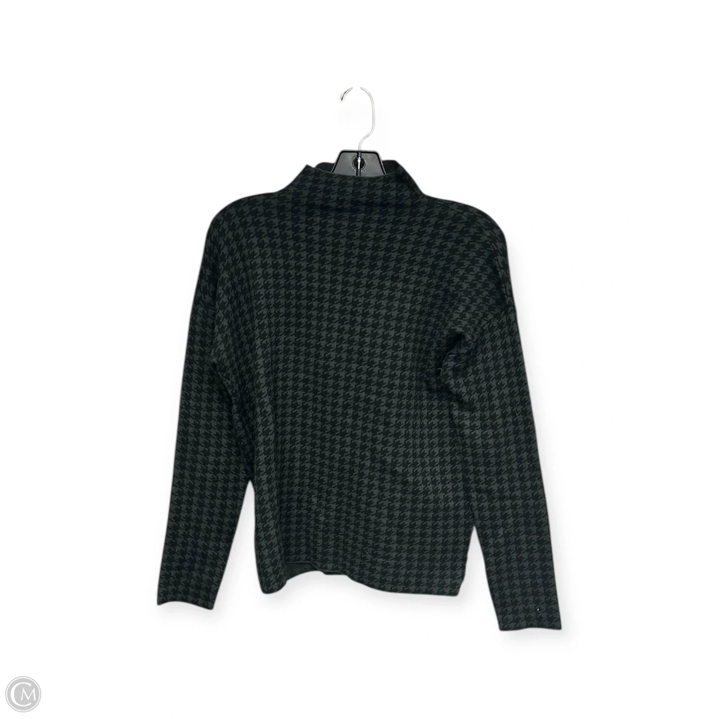 Top Long Sleeve By Tahari In Checkered Pattern, Size: S
