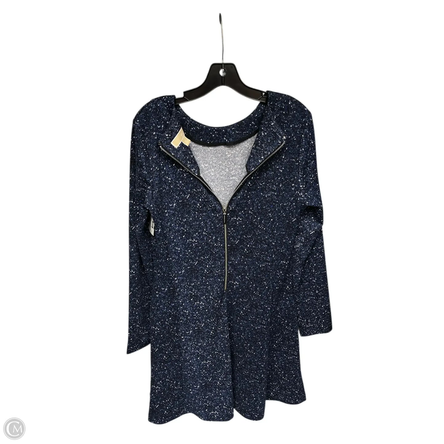 Dress Work By Michael By Michael Kors In Blue & White, Size: 12