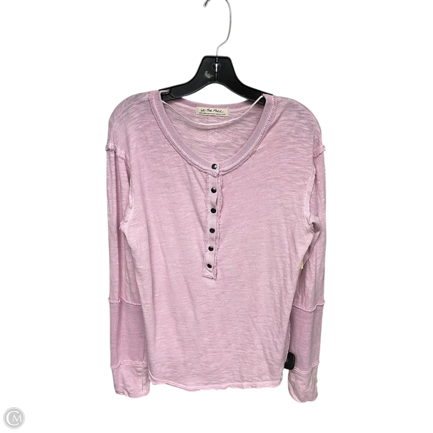 Top Long Sleeve By We The Free In Pink