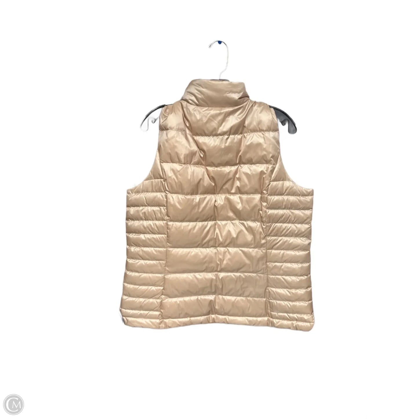Vest Puffer & Quilted By Lands End In Gold, Size: L